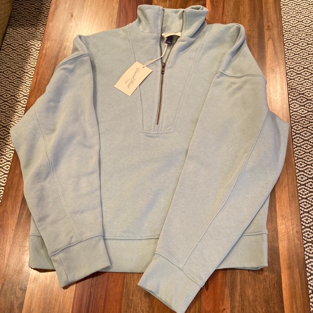 Universal Thread Light Blue Quarter Zip Sweatshir… - image 1
